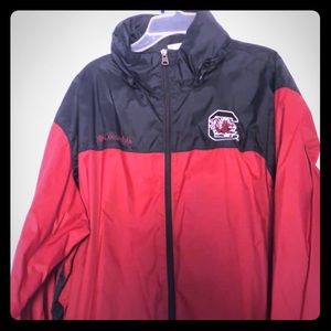 South Carolina Gamecock Columbia rain coat